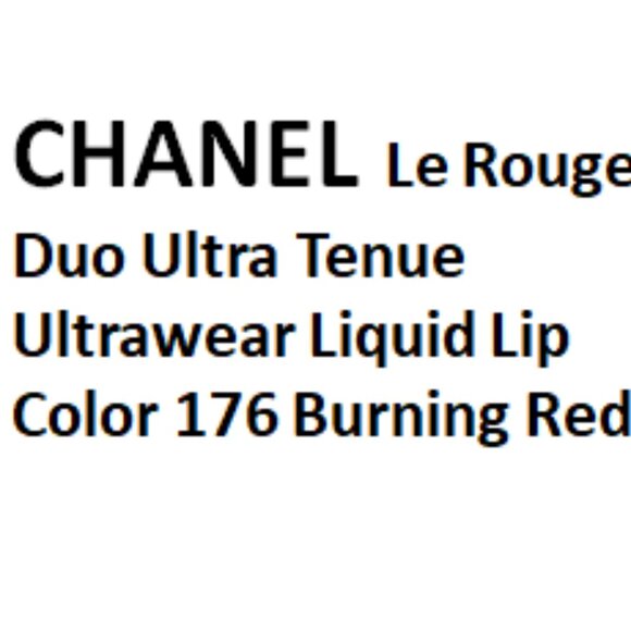 Chanel Le Rouge Duo Ultra Tenue Ultrawear Lip Gloss Color 156 INTENSE ROSEWOOD - Picture 2 of 3